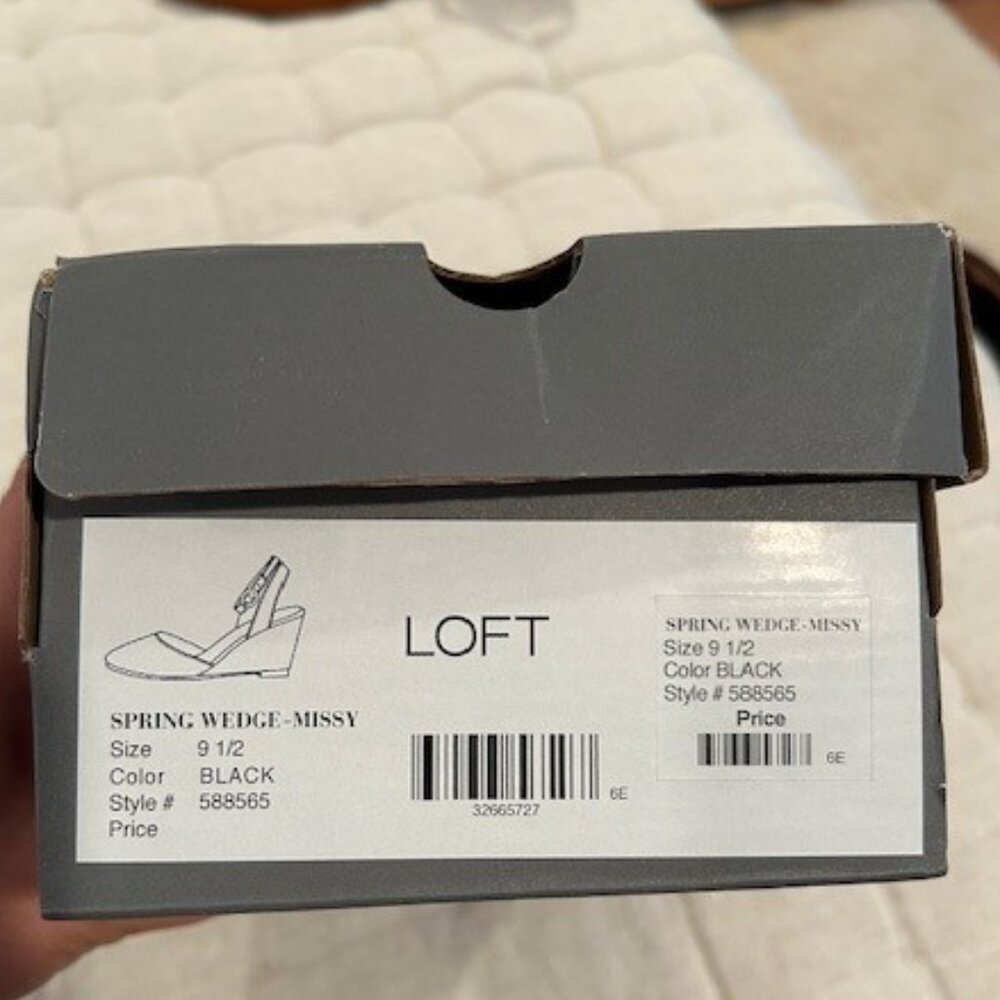 women's LOFT Spring Wedge Missy shoes size 9.5